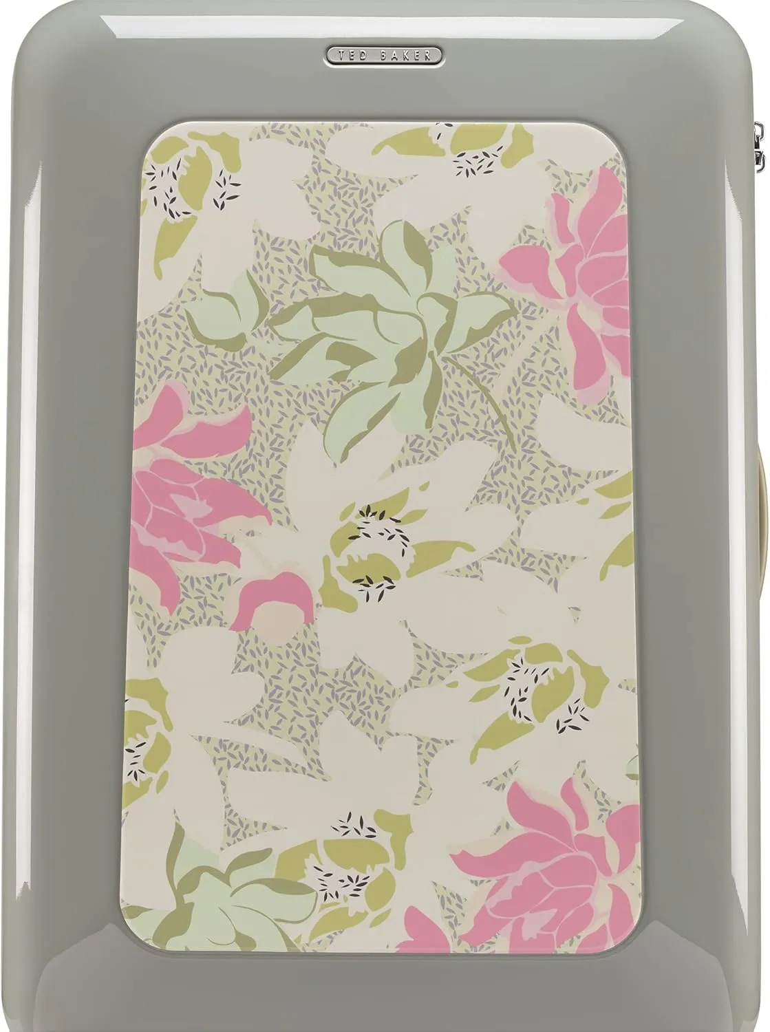 Ted Baker Women's Hardside Spinners, Green, Checked-Medium 27-Inch, Luggage