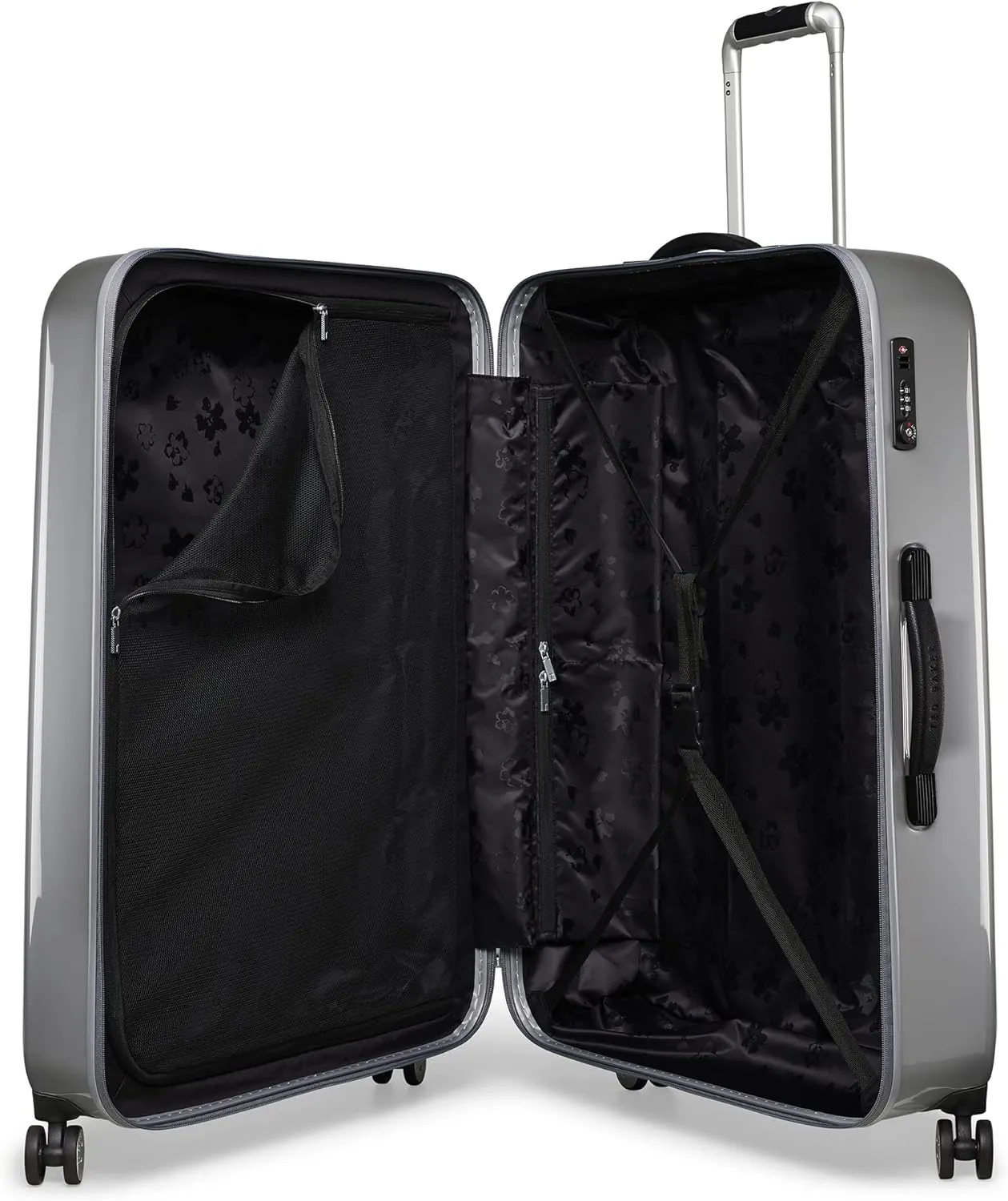 Ted Baker Women's Hardside Spinners, New World Mono, Checked-Large 29-Inch, Luggage