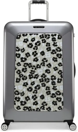 Ted Baker Women's Hardside Spinners, New World Mono, Checked-Large 29-Inch, Luggage