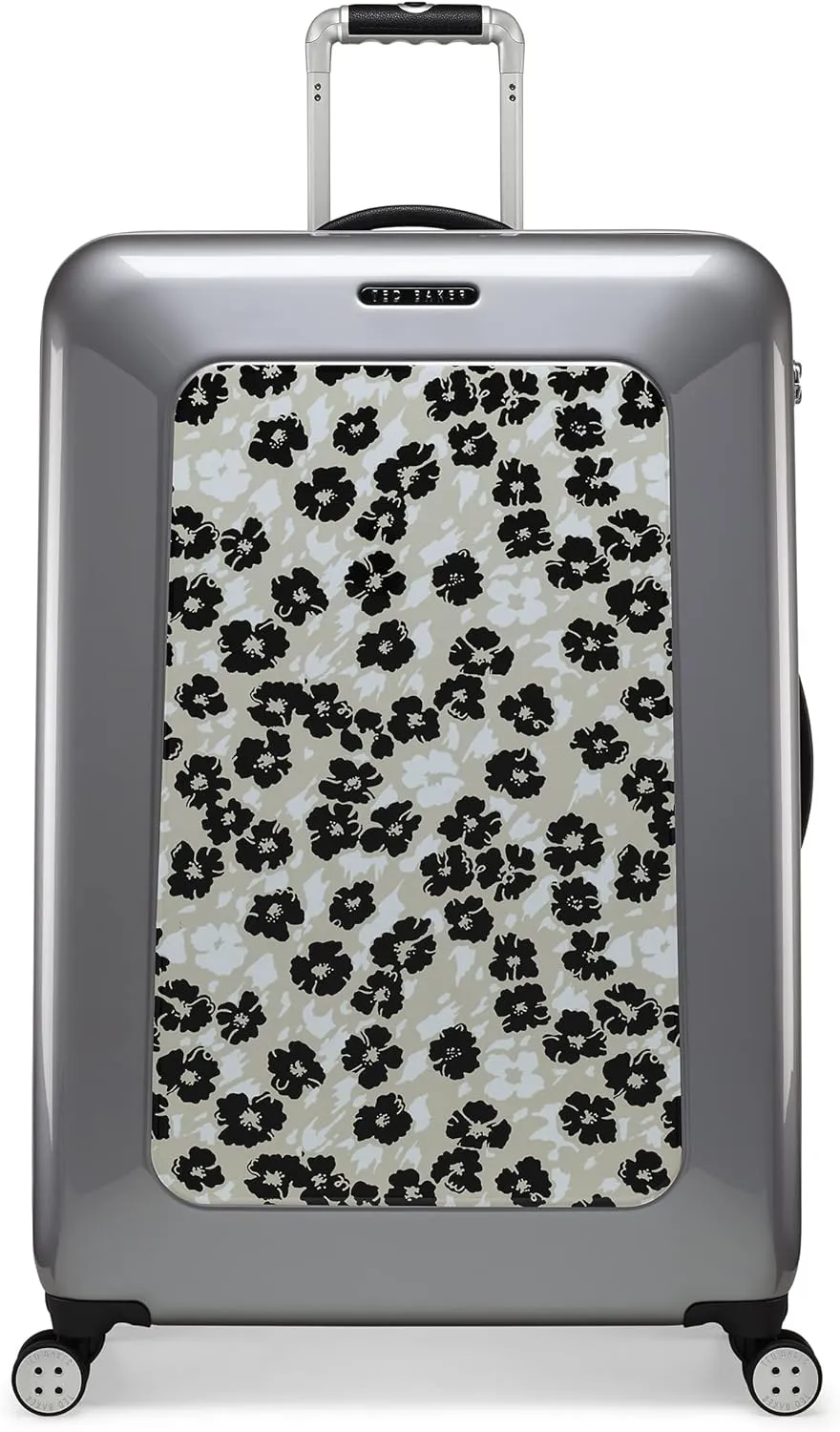 Ted Baker Women's Hardside Spinners, New World Mono, Checked-Large 29-Inch, Luggage