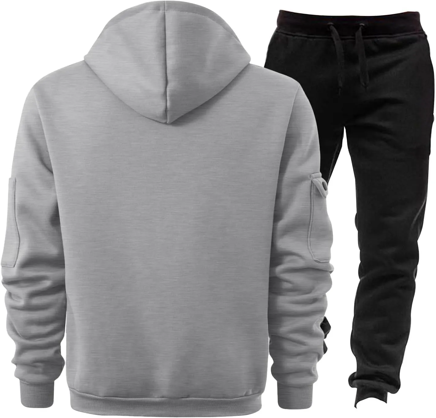 Track Suits Mens 2 Piece Hoodie Jogging Gym Sweat Suits for Men Jogging Sweatshirts and Sweatpant Sweatsuits Sets