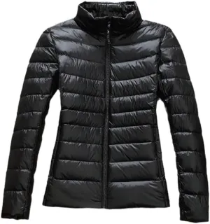 Women Duck Down Jackets Winter Ultralight Hooded Women Down Coat Portable Short Parkas Puffer Overcoat