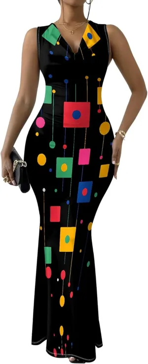 Women Summer Fashion Sexy Dress Casual Sleeveless Bodycon Sundress Elegant Pencil Curve Party Evening Dresses