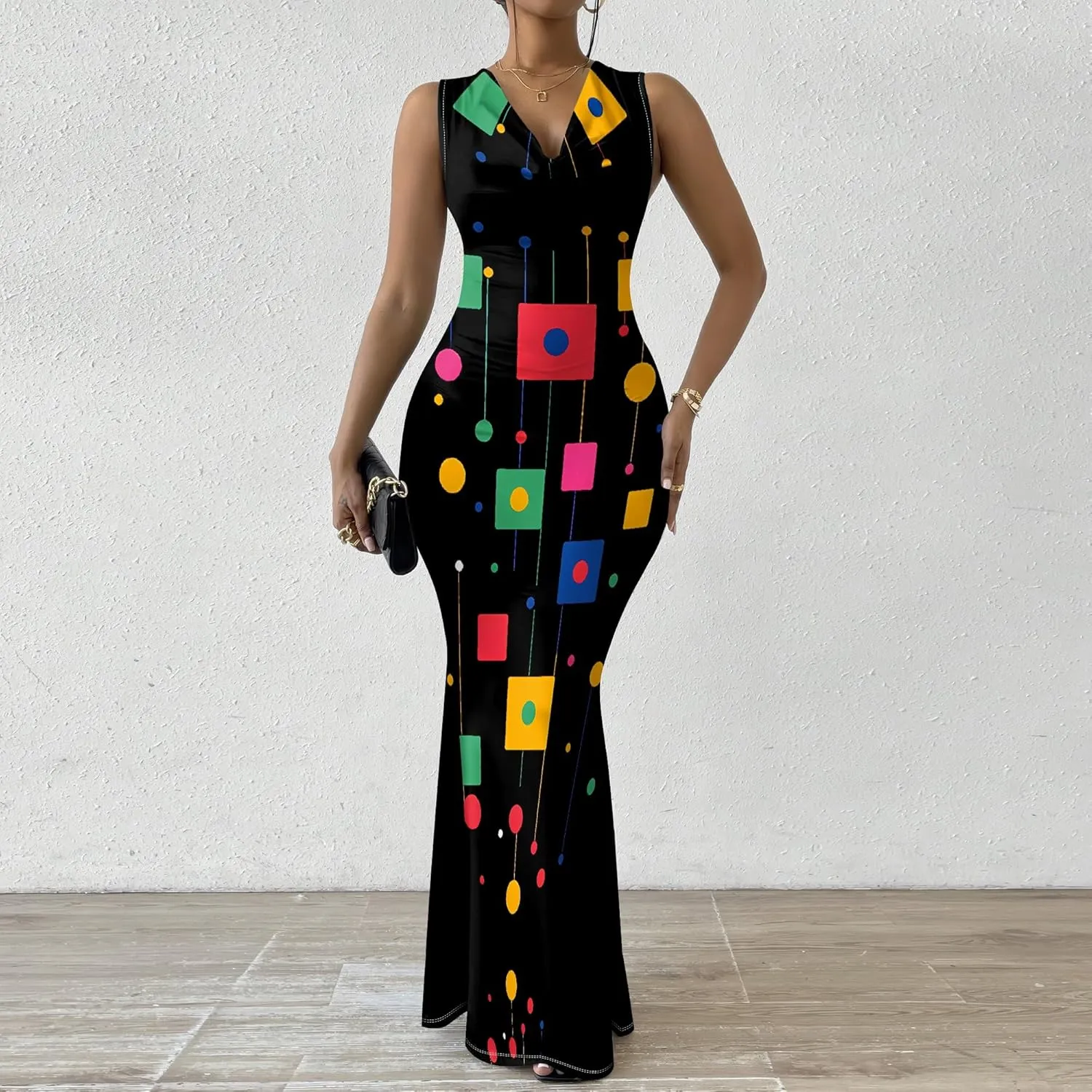 Women Summer Fashion Sexy Dress Casual Sleeveless Bodycon Sundress Elegant Pencil Curve Party Evening Dresses