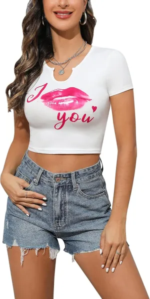 Women T Shirts Short Sleeve Summer Graphic Casual Vintage Tee Shirts Soft Comfortable Women Tshirts