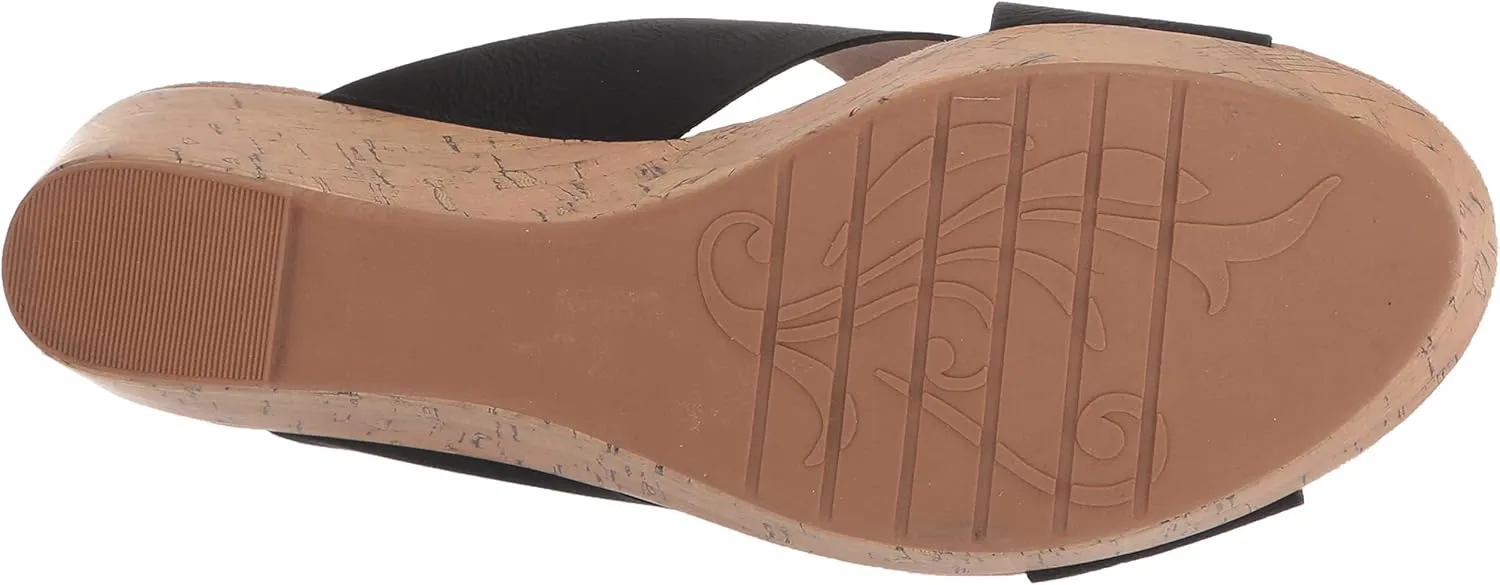 Womens Dream Day Casual Sandals Casual Mid Heel 2-3" - Black