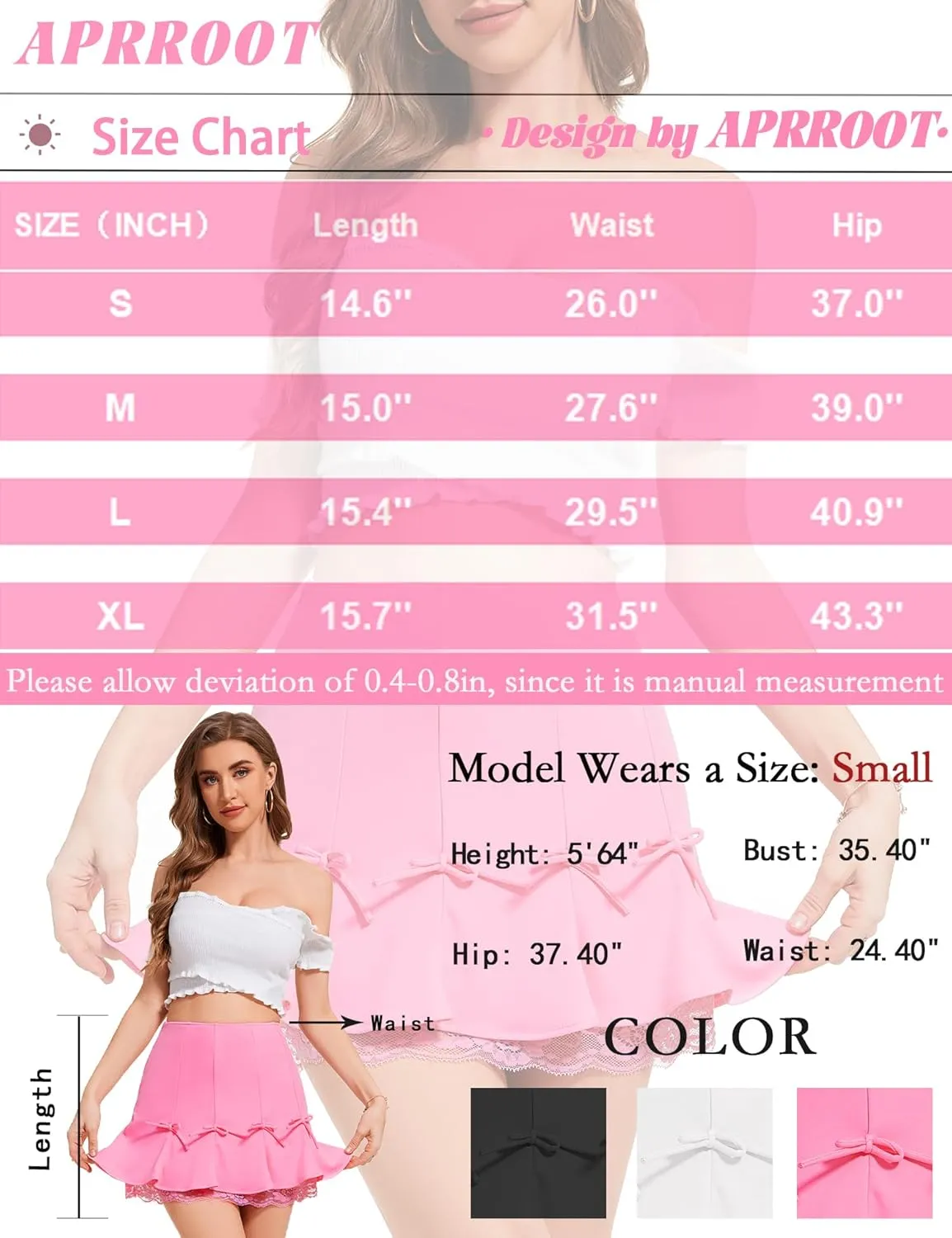 Womens Pleated Mini Skirt High Waist Casual Y2k Ruffle Bow Lace Skirts Trendy Summer Tennis Golf Layered Short Skirts