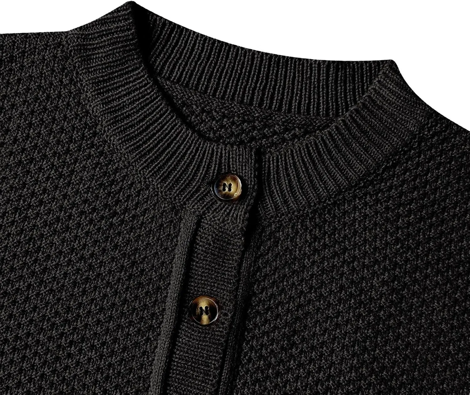 Wowcarbazole Womens Open Front Cardigan Sweaters Long Sleeve Button Down Knit Jackets Coat Cropped Cute Tops Fall Outerwear
