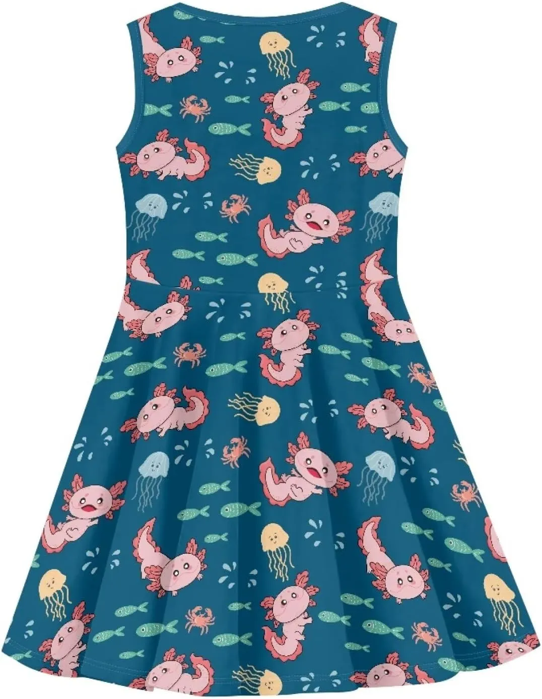 YEXIATODO Sleeveless Dress Casual Sundress for Girls 3-16 Years