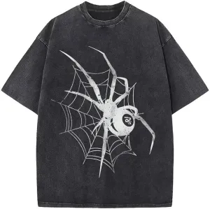 Yimoon Mens Oversized Graphic Tees Cotton Vintage Baggy T-Shirts Casual Loose Short Sleeve Unisex Washed Tops